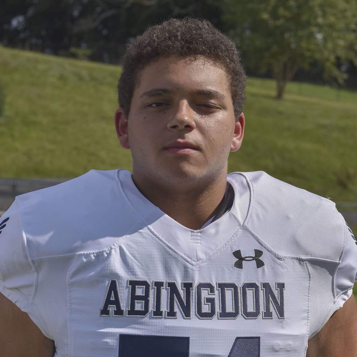 BHCSports's tweet photo. Abingdon High School senior Major Cook hopes to cook up something major for Falcons tonight in showdown vs. Richlands:

https://t.co/MEwKPZeWVj https://t.co/qNJOWHINbo
