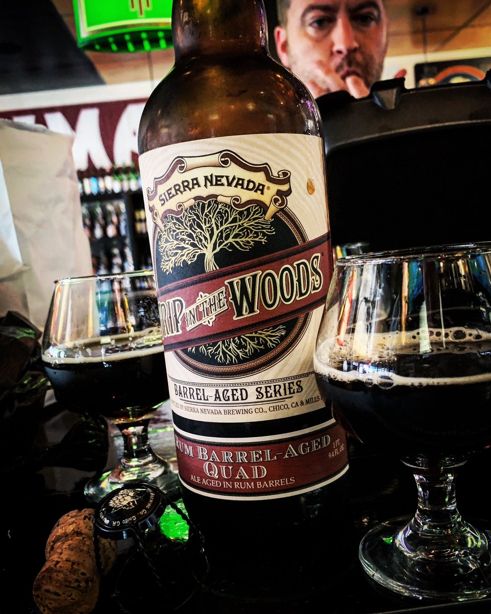 BEERchitect's tweet image. A trip through the woods with fruit, spice, and everything Caribbean. @SierraNevada “Trip in the Woods: Rum Barrel Aged Quad” beeradvocate.com/beer/profile/1… #rumbarrel #barrelaged #belgianstyle #strongdarkakl #quadrupleale #cabeer #craftbeer #beer #hiccup!