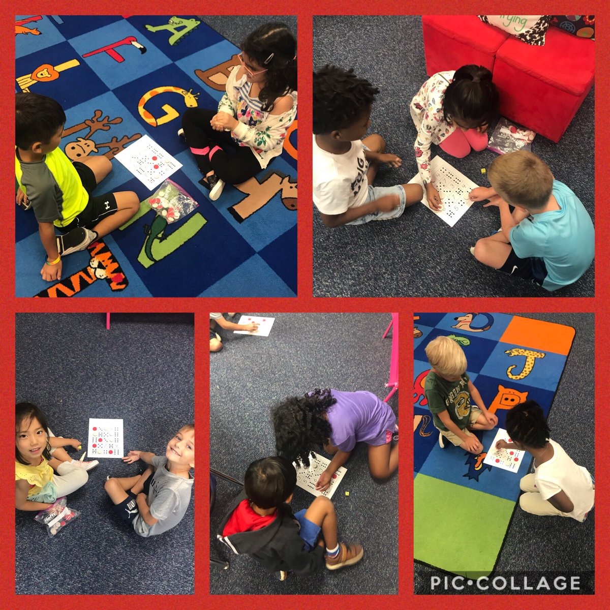 MsHKinderCrew's tweet photo. Not only can we count/make 1 more, we can count/make 2 more too!! ๐โ2๏ธโฃ #mathfun #welovemathgames @LindseyElem https://t.co/ET2OktsE5z