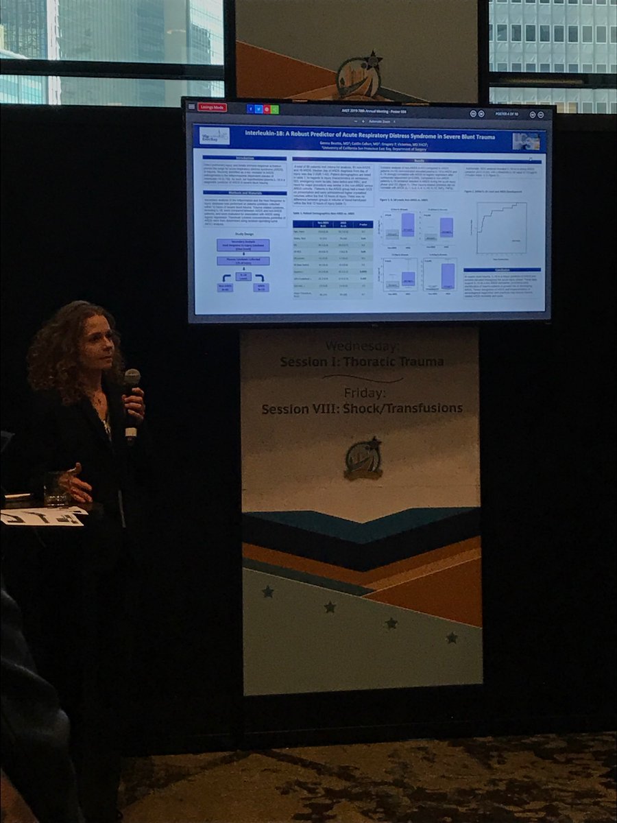 Congratulations to Dr Beattie! Presenting her research and representing <a href="/UCSF_EastBay/">UCSF-East Bay</a> at #AAST2019