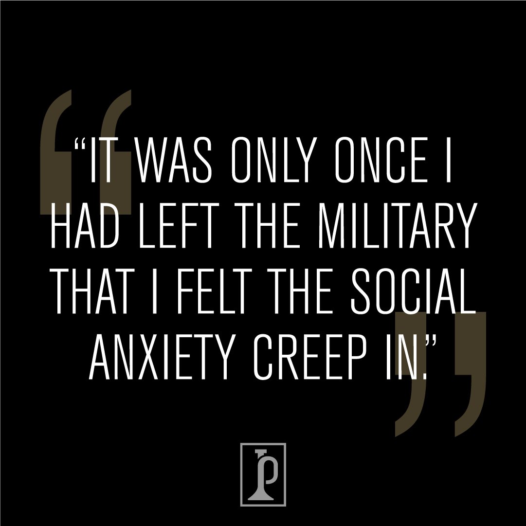 No more to feeling anxious. Yes to getting the support you need to help you through those harder days. 

Representing the voices of our community.
We are in this together.
#HearOurVoices #ThankYouForYourService
Join our community 👉community.posttransition.com
