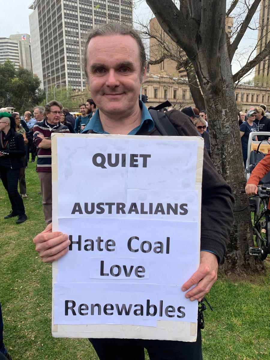 albsharpe's tweet photo. Proud to be joining #climatestrike with #phmoz friends in Adelaide today @UTSHealth https://t.co/BRRwZDs7qr