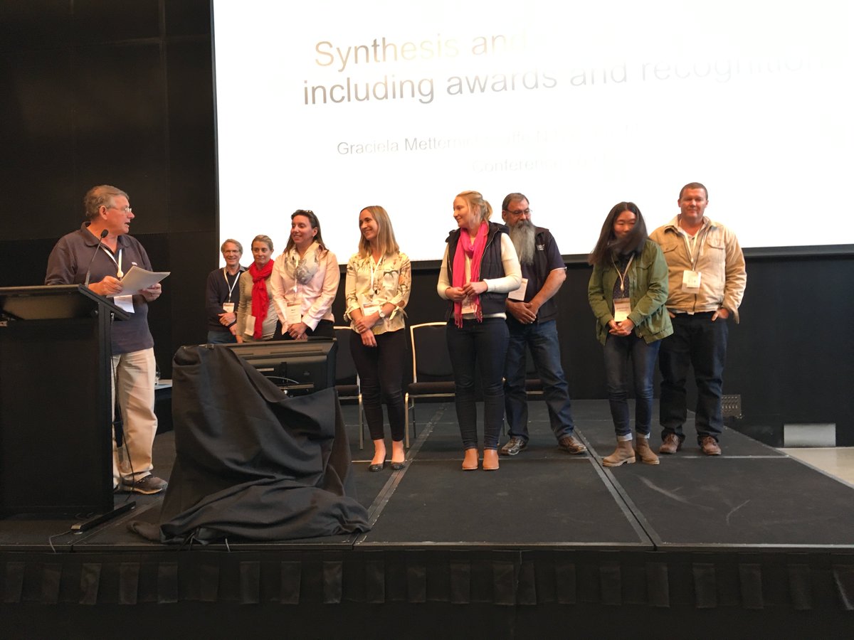 CSIROPublishing's tweet photo. We were proud to sponsor awards at #ARS2019 with #TheRangelandJ earlier this month.

Congratulations to Sarah McDonald, who was the recipient of the prize for Best Presentation and Brian Dohnt, who was awarded Best Poster. Congratulations also to the recipients of Commendations! https://t.co/9inuEXYuzV