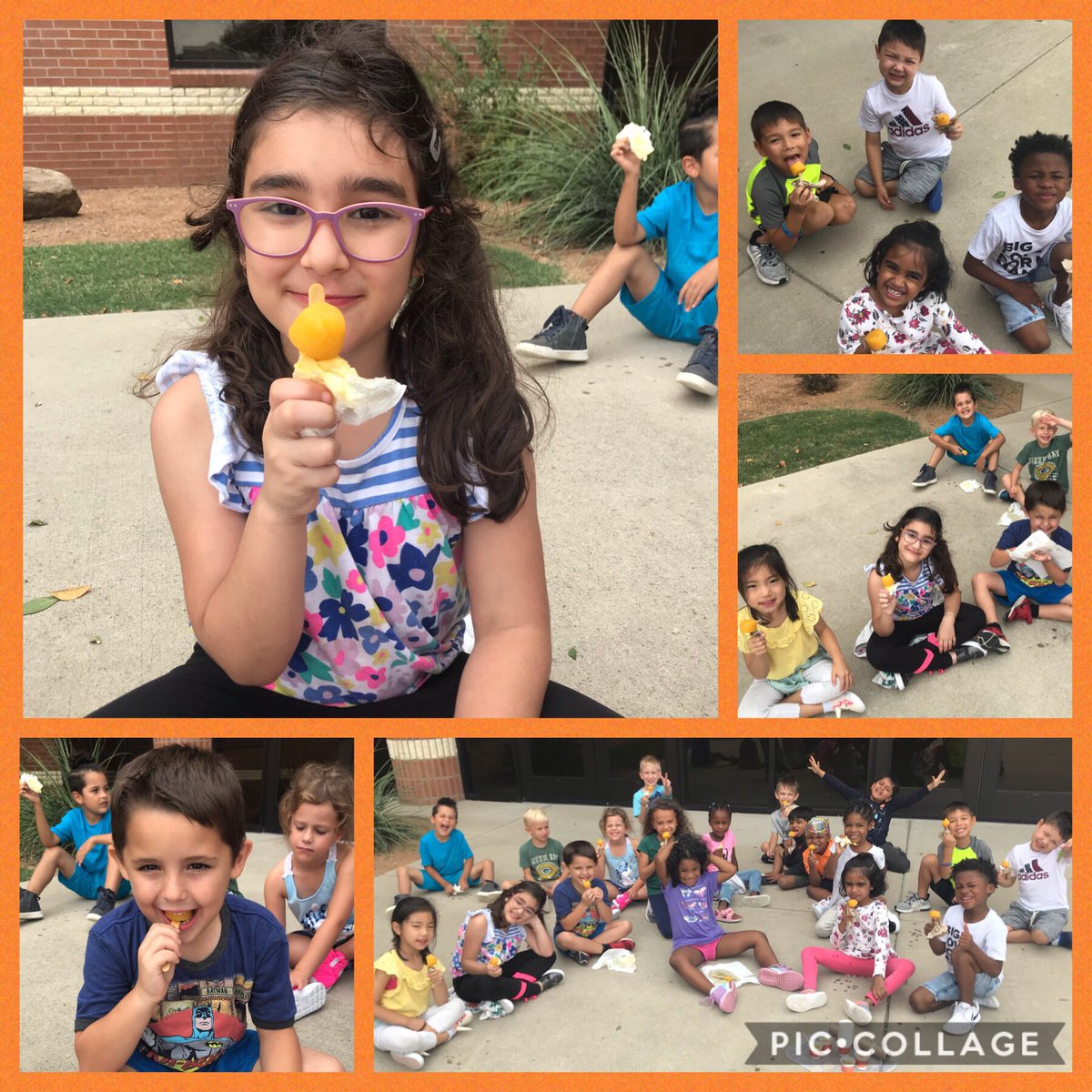 MsHKinderCrew's tweet photo. Hmmm what happens when you freeze a liquid?!?! You get a delicious solid of course!! π #changingmatter #icepops #justlikesidthesciencekid @LindseyElem https://t.co/DbuXm7bVMy