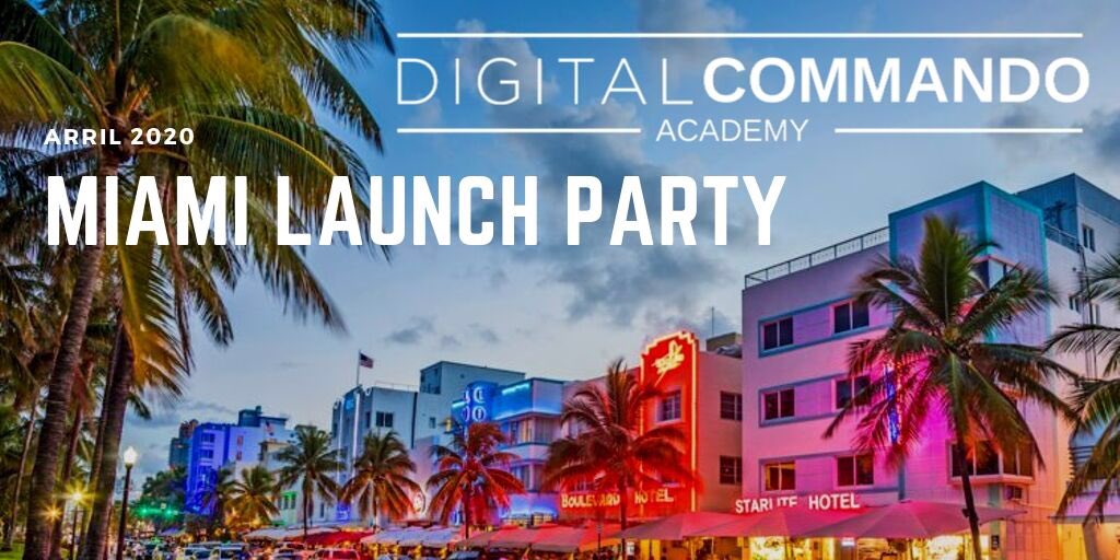 TheDCAcademy's tweet photo. The Digital Commando Academy is coming to #Miami in 2020! Watch this space to find out more about how you can get hold of #VIP tickets! #digitalcommando #academy #digitalcommandos @SigmaStefanW @MiamiYacht @MiamiHerald @CityofMiami @MiamiBusinesses @MiamiNetwork365 https://t.co/SaVOvNIJZi