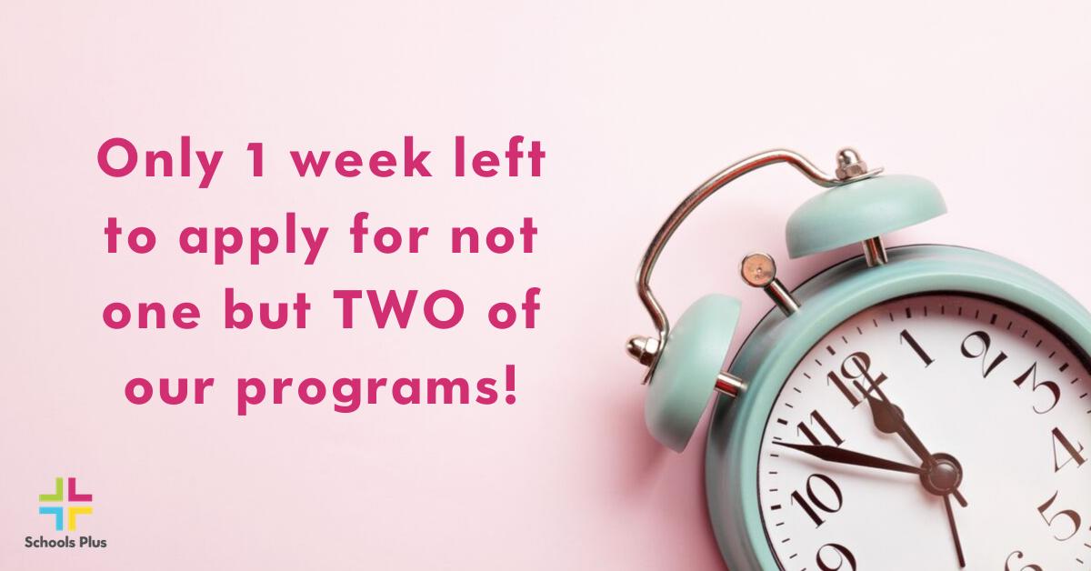 AusSchoolsPlus's tweet photo. Application deadline for our 2020 #CBATeachingAwards & 2019 #FairEd #NSW round is fast approaching! Teachers & school leaders in Australia, you could receive a $45k #TeachingFellowship. NSW schools, up to $70k (or $250k for clusters) over 3 years. More at https://t.co/cJg8SPRWHP. https://t.co/8A0lCoRCOK