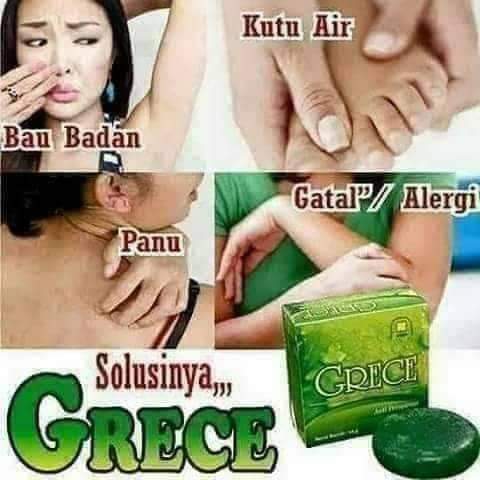😍SABUN GRACE NASA 
Sekali oles bye bye bau badan. .
👉memutihkan ketiak &amp;selangkangan
👉menghilangkan bau badan lebih dari 24 jam
👉menyembuhkan kaki pecah2
👉mengobati panu dan gatal2 serta kutu air
😘Cara pakai
Basahi sabun berbentuk batu ini lalu oleskan pada bagian tubuh.