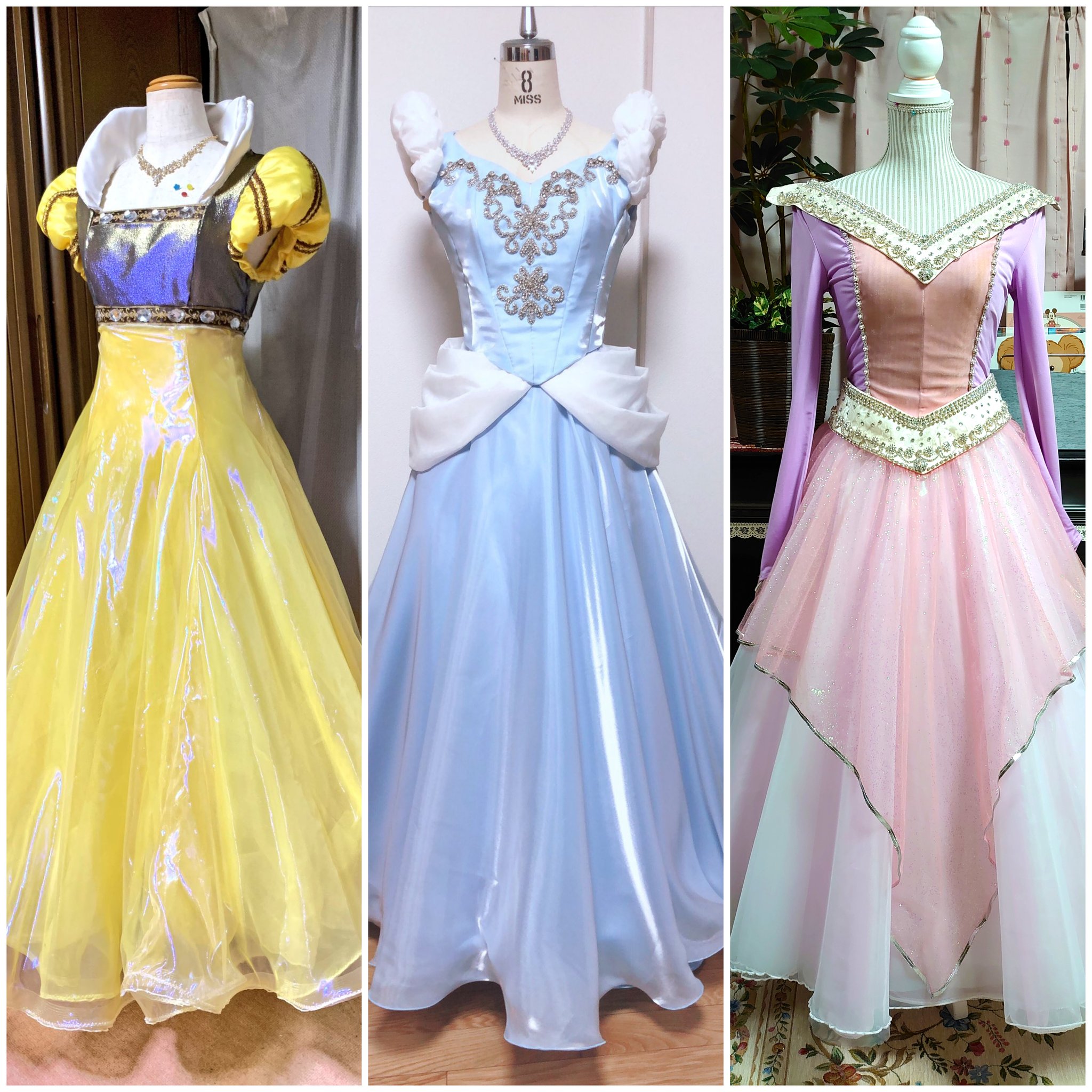 シンデレラ仮装 大人 女性XL ワンマンズドリームII 白雪姫 ドレス 仮装