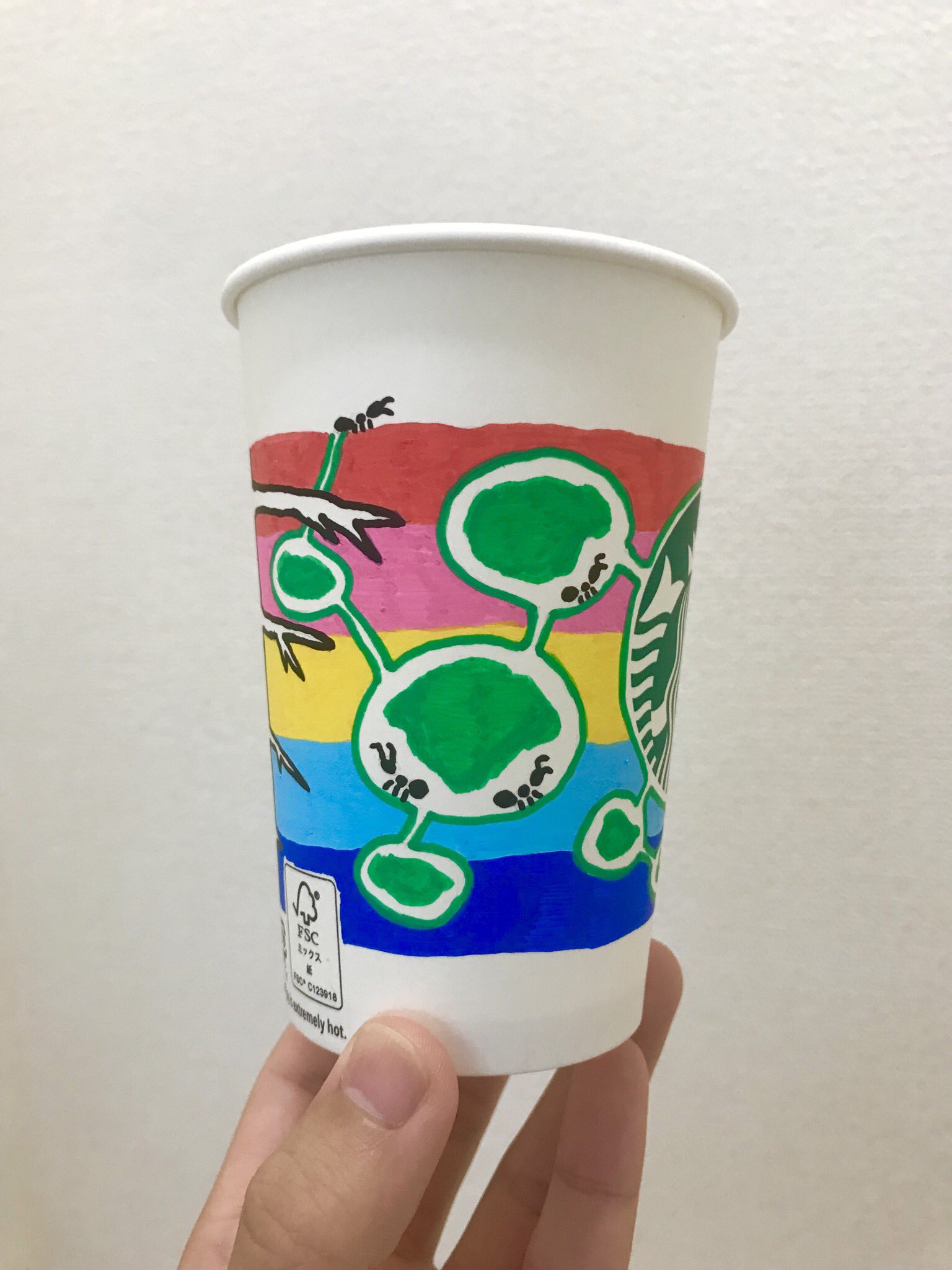 Twitter 上的 須藤どらま スタバのカップアートその こんなアリの部屋もあったというコンセプトです T Co 32wwdwaeig Starbucksbecolorfulcupart スターバックス スタバ カップアートコンテスト 蟻 落書き イラスト デザイン アート