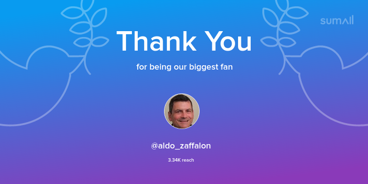oasistmc's tweet photo. Our biggest fans this week: aldo_zaffalon. Thank you! via https://t.co/nCdJKJj1T9 https://t.co/LIogk0E6zE