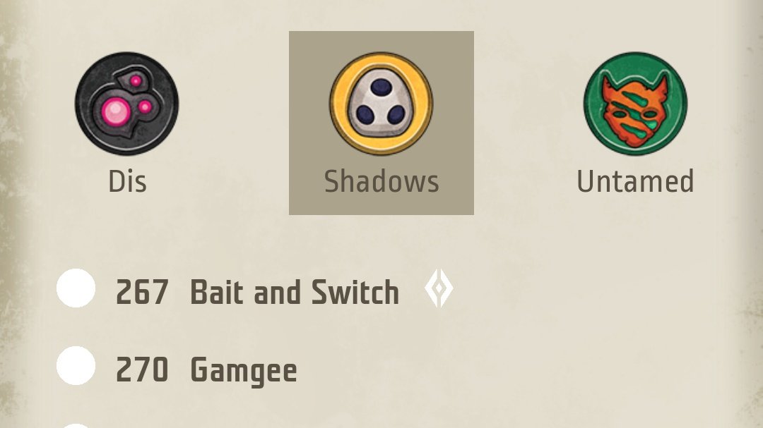 MathleteSteev's tweet photo. What is a "legacy" symbol mean for a card like Bait and Switch? That card is already allowed in decks, right?
#Keyforge #HouseShadows https://t.co/1Xu1h3sEn7