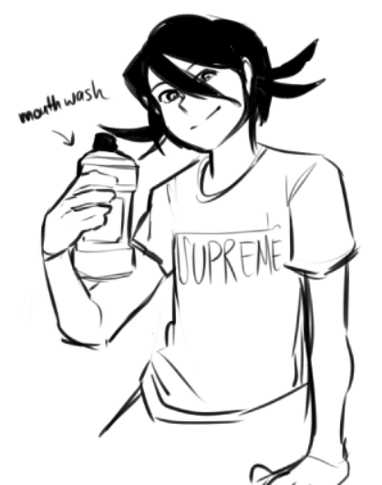 idiot son wears supreme and drinks mouthwash just to scare people 