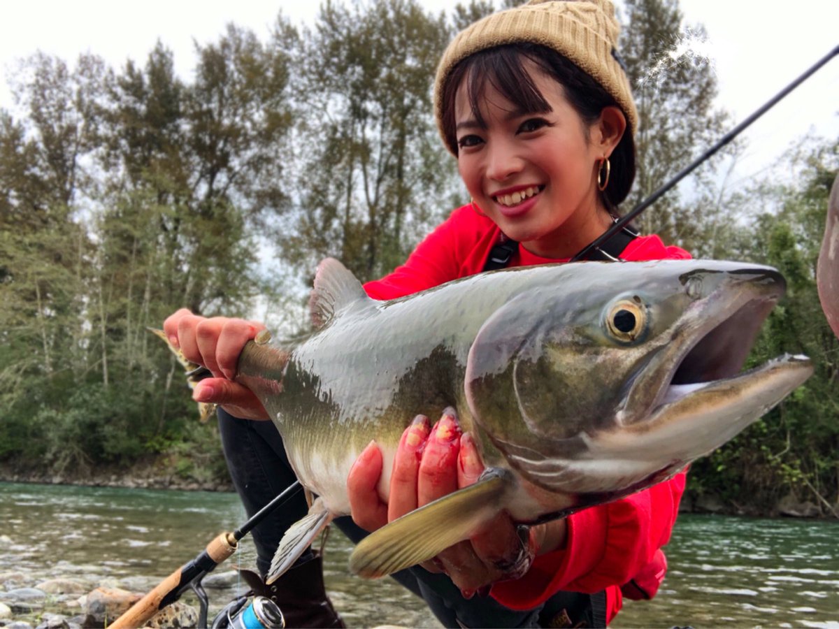 تويتر マルコス 釣り名人への道 على تويتر 初のカナダでピンクサーモン マルコス カナダ 釣り 釣りガール サーモン T Co Vdbhur5pxb