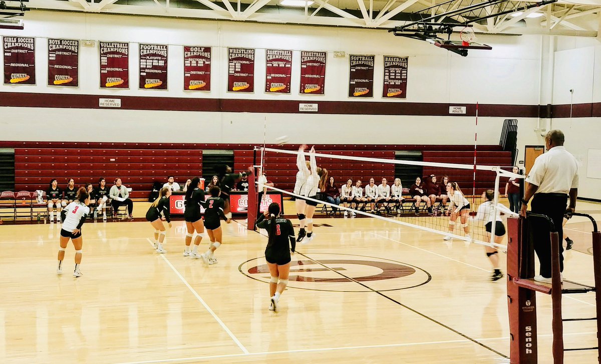RedmenVB's tweet photo. The Victory Train rolled through Genoa tonight as Redmen VB “Crushed the Comets” in 5 sets during conference play on the road. 

🚂💨💨💨”W”💨💨💨 🎉🏐❤️
21-25| 18-25 | 25-18 | 25-18 | 15-11
#RebuildReload https://t.co/1ZIO30bADJ