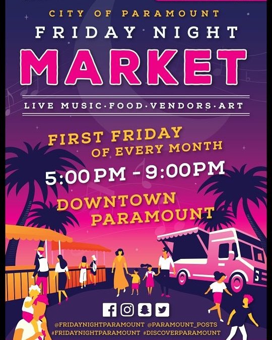 FNParamount's tweet photo. Every first Friday in Downtown Paramount π 5 P.M. to 9 P.M. π See you next on October 4th! #FridayNightParamount https://t.co/ct3CXkzCSK