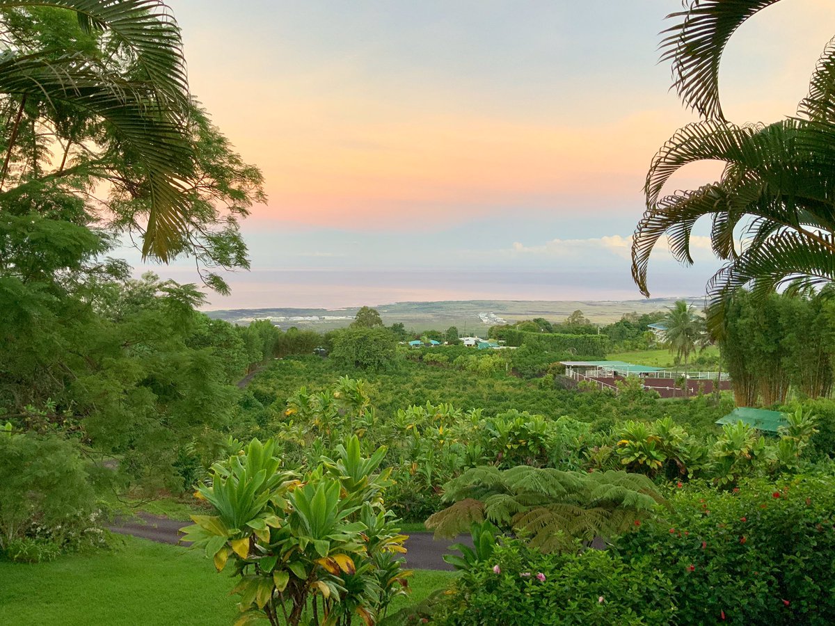 KarmasuCoffee's tweet photo. Sunset after the rains https://t.co/opUkZZAP1a