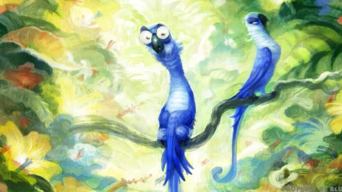Here's some concept art of Rio (2011)

This is why I love Blue Sky studios. 