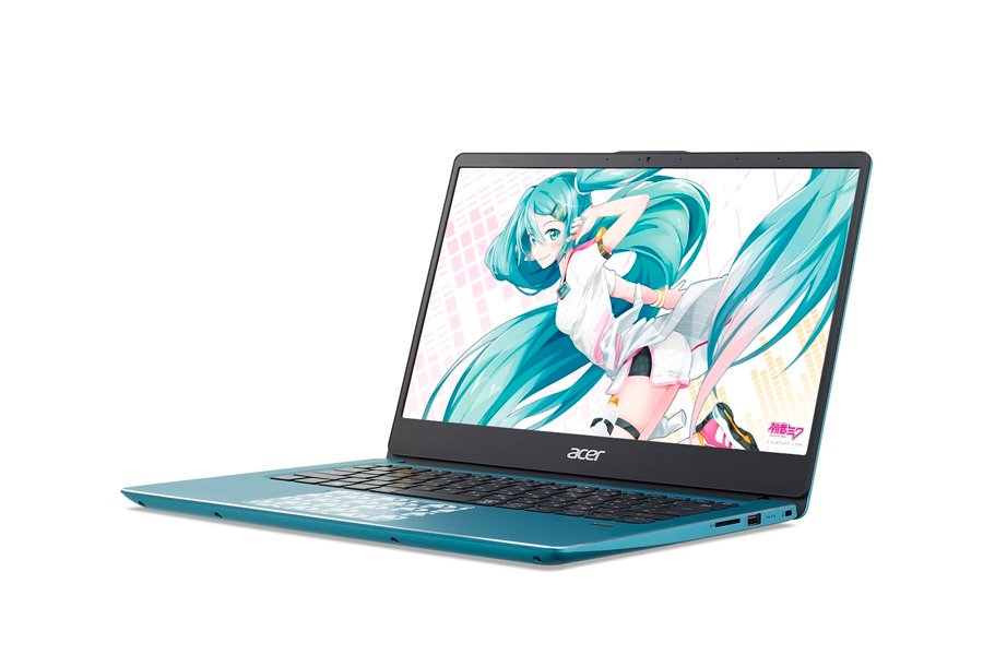 ツクモネットショップ V Twitter Acer Hatsune Mikuノートパソコン T Co Zdllrpmetu 人気イラストレーターあごなすび氏のイラストをパソコンの壁紙やパッケージに使用 初音ミクのイメージカラー ブルーグリーンのノートパソコンです T Co Ilefeqjgux