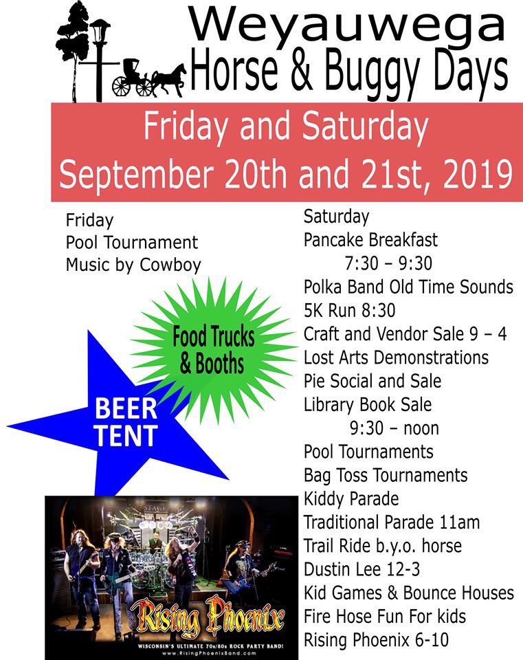 Rising Phoenix Band on Twitter "This SAT 9/21 we rock Weyauwega at