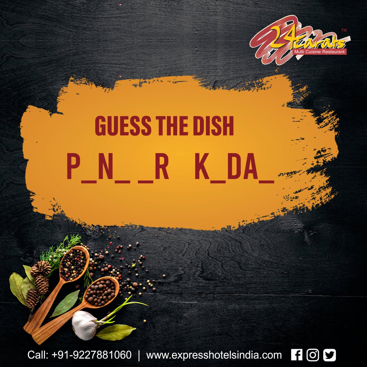 expresshotelind's tweet photo. #QuizTime 
Guess the correct Dish.
.
#contest #fun #quiz #foodie #pasta #love #dinning #bestfood #besttime #goodtime #loveforfood #Food #Foodies #FoodLover #tasty #delicious #yummy https://t.co/uhdXHoVxkv
