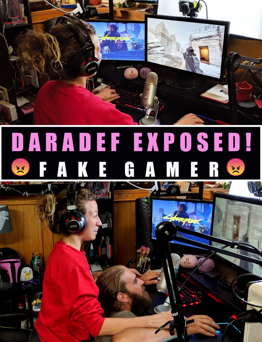 'Dara doesn't even play Insurgency'...'Dara doesn't even play ANY games!!1' 

DARADEF... EXPOSED!!!!! 

#FakeGamer #Fakegamergril #Thot #Thotumn