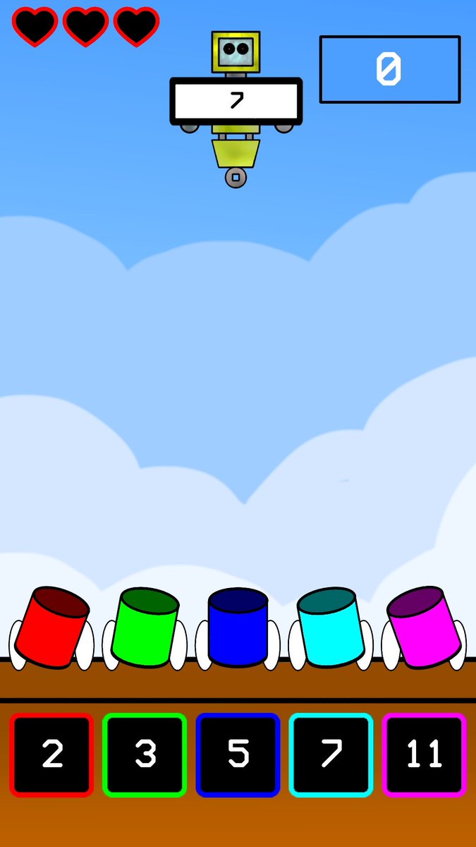 My new game, Attack of the Primes, is finally out on Google Play! It's a neat little game to teach prime factorisation - if you feel like it, please do give it a download - it would really help me out.

#gamedev #Androidgames #madewithunity

play.google.com/store/apps/det…