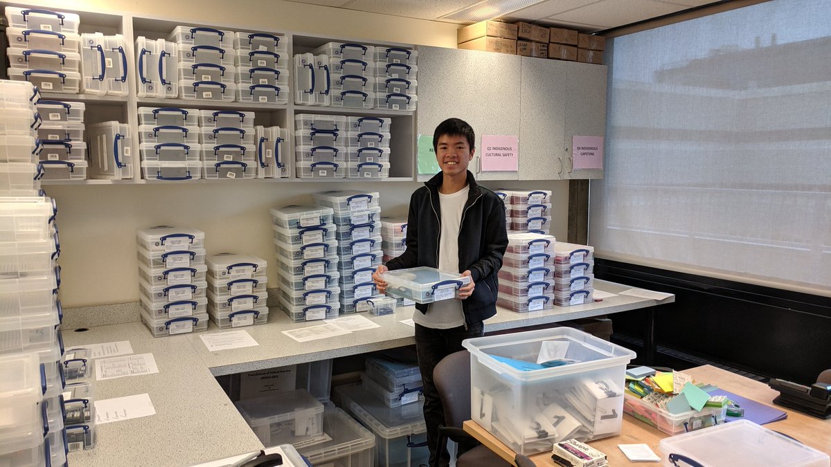 ubc_health's tweet image. We are so thankful for the help of our amazing Work Learn student, Boris, as we get ready for the activities of the 2019 #IntegratedCurriculum. We're kicking off with our #Facilitator Training Day tomorrow! #IPE #UBCHealth