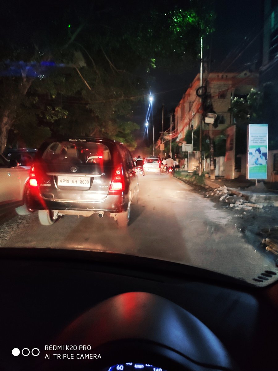 shaikaziz2go's tweet image. Bad roads and improper planning of traffic police department is leading to wastage of petrol and diesel not to forget millions of man hours.Can you let me know why traffic coming from inorbit mall is diverted to horror and narrowing roads @HYDTP @KTRTRS @TelanganaDGP @GHMCOnline
