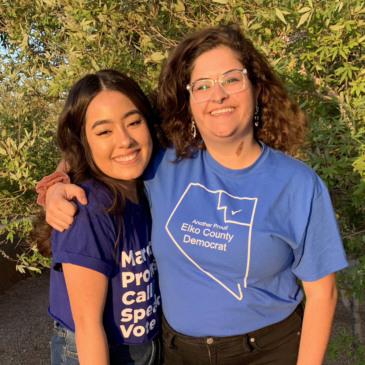 casschass's tweet photo. .@campaignjaz_ is also a perfect hardworking angel and I am so hyped to be working with her to elect @ewarren. #NVertheless https://t.co/JdGYPyKSac