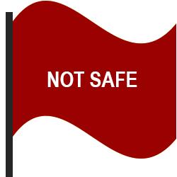 Safe today. Get home go home. Safe road. Swim today. You are safe here.