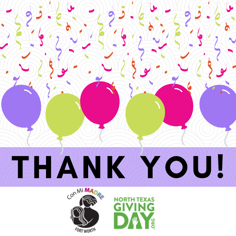 ConMiMADRE's tweet image. And that&apos;s a wrap on #NTxGivingDay! Over $45 million donated to some great causes! As our first year here, we were so excited to be a part of it. Can&apos;t wait till the next one! A HUGE THANK YOU to all of our donors and supporters! Together, we&apos;re continuing to #RaiseExpectations!