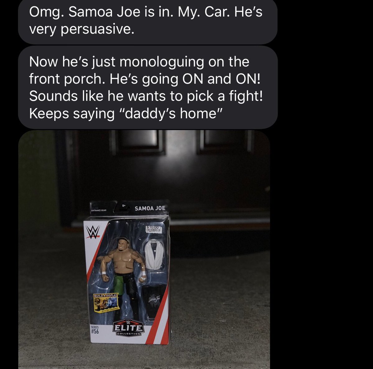 beefyness's tweet image. wife bought me a @SamoaJoe toy cause i’m a grown up who deserve cool things.
