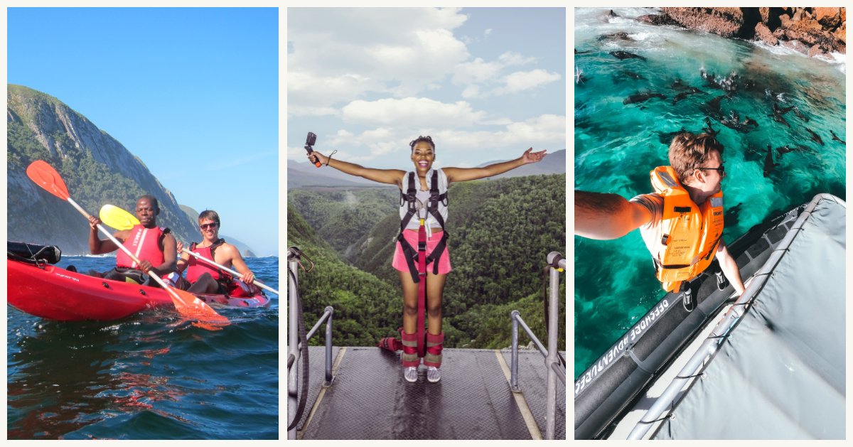 Plett_Tourism's tweet image. Choose adventure... #PLETTHIGHFIVE​
21-28 September │Save up R1500 desiging your own adventure package! bit.ly/PlettHighFive
#shotlefttravelweek #travelweeksa #TourismMonth 
#plett