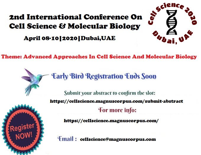 AliceRuby10's tweet photo. Just Reminder about Early Bird Date Registration for the #conference #cellscience2020 ends on 25th Sept 2019. Save up to $100 on each type of registration.
PS:https://t.co/nJdI4eH9Y7
#cellscience #genetics #molecualrbiology #stemcell #drugdelivery https://t.co/9PKSewl5A7