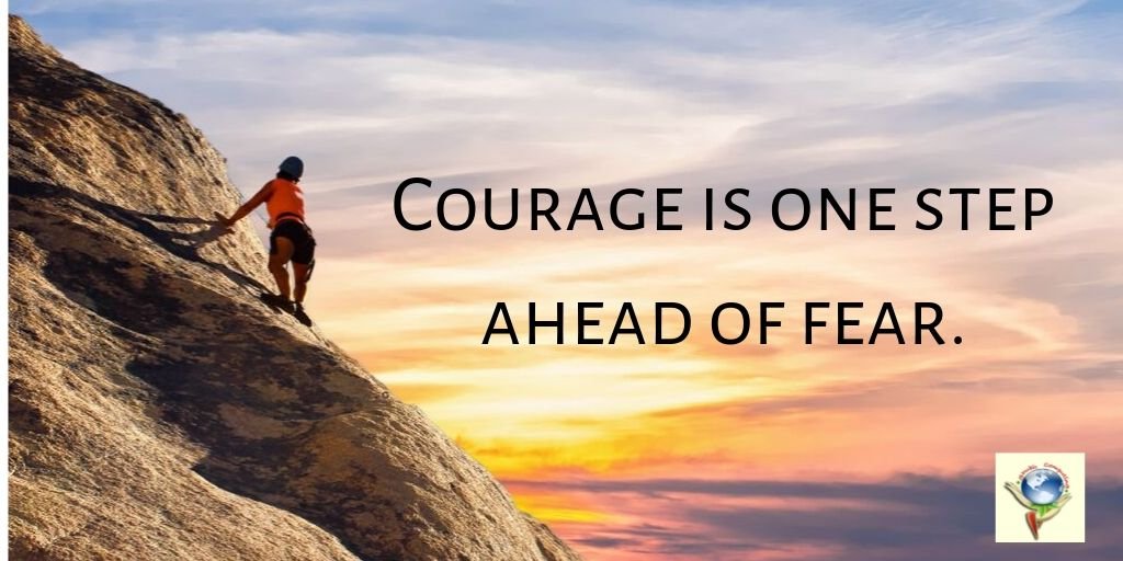 ShubhComputing's tweet image. Courage is one step ahead of fear. – Coleman Young #FridayMotivation #FridayMorning