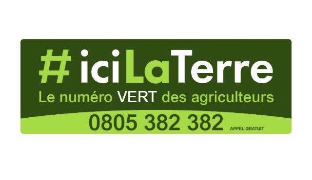 Super le téléphone vert mis en place par le collectif <a href="/iciLaTerre_Agri/">Collectif #iciLaTerre</a> #icilaterre 
Les agriculteurs répondent aux questions des consommateurs.
N‘hésitez pas à les appeler. 
Vous êtes 68 millions de Consommateurs à vous poser des questions, un seul numéro :