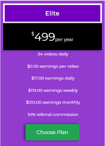 tsangatwork's tweet photo. Watch Video Adverts and Earn Cash!
I have an Elite Plan $499 annually and it pay me $0.50 per video. 
Referral Link: https://t.co/ZTJaHJGttu

#clickspay #onlinejob https://t.co/FgFOsBxV8g