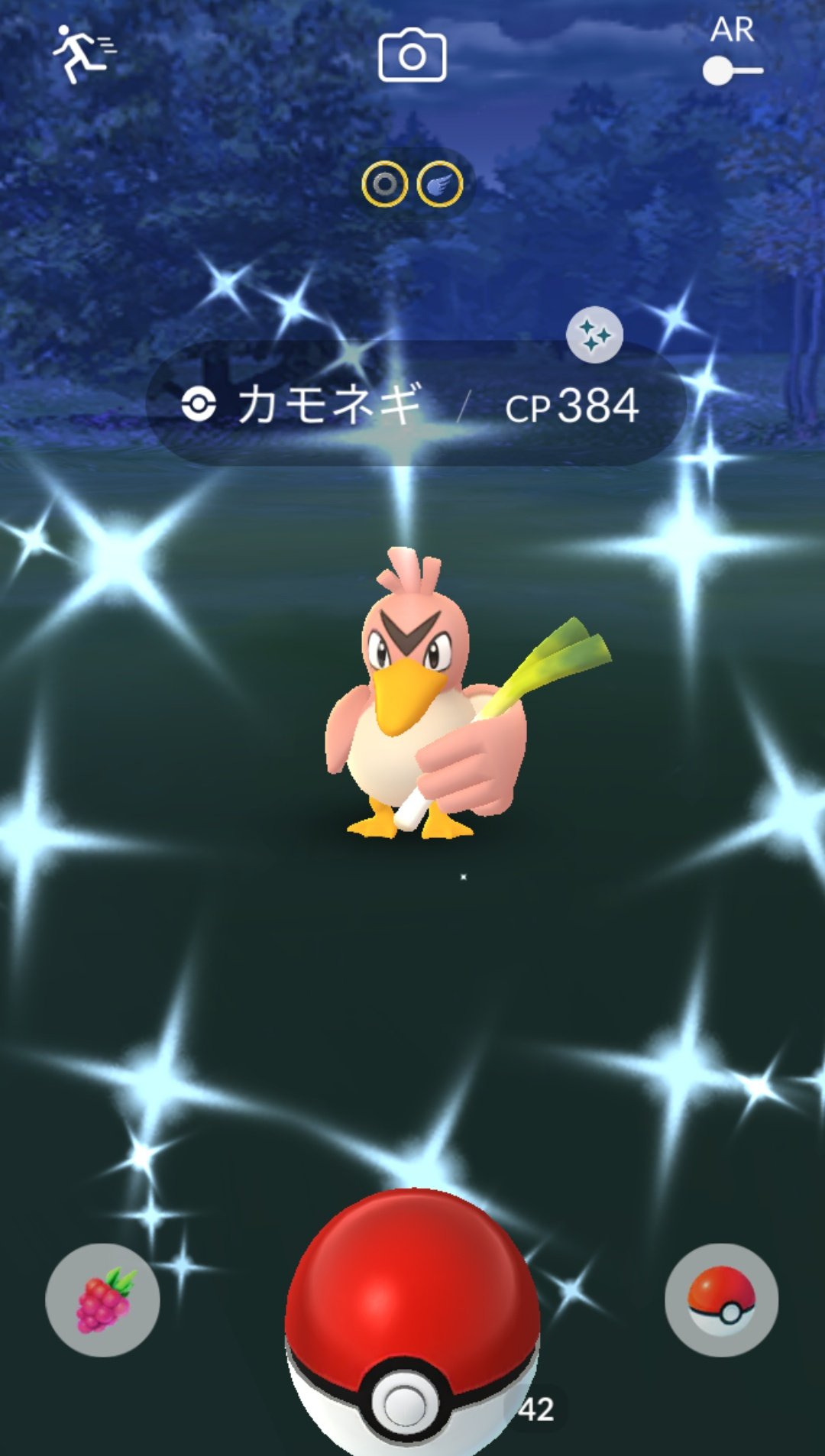 かっちゃん ８ ６ ８gofest札幌 Auf Twitter 昨日ポケモンｇｏでゲットした色違いポケモン 色 カモネギ ２匹目 ハイパーボールとパイルのみを２個ずつ使ってゲットしました ３週目に入って少し出現率があがったカモネギを 積極的にタップしたら色違い