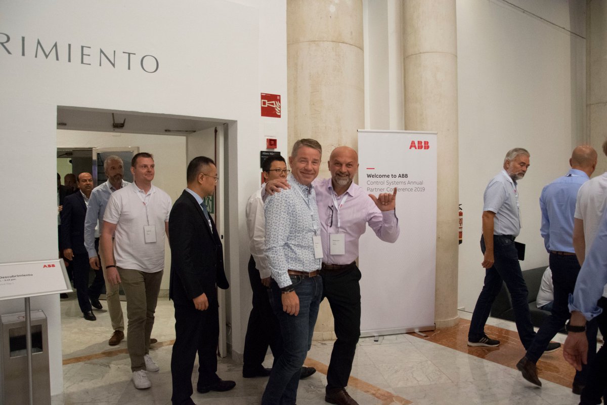 abbcontroltech's tweet photo. We officially conclude ABB Control Systems Channel Partner Conference 2019, in Sevilla, #Spain. Safe travels to all participants, volunteers and speakers. We will soon release the presentations and pictures. #ABBPartnerConf #ChannelPartners See you in 2020! #network #share #grow https://t.co/jRxxo5zca2