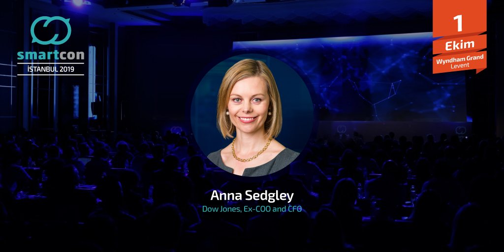 smartconglobal's tweet photo. Dow Jones'un eski COO ve CFO'su @AnnaSedgley #smartcon2019 İstanbul'da sizlerle buluşacak. Detaylı bilgi için: https://t.co/CpYlVNp4D6
#veribilimi #yapayzeka #buyukveri https://t.co/cC95M6xLFB