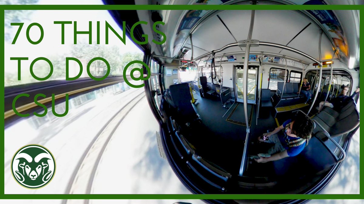 CSU_VR's tweet image. On this week&apos;s episode of 70 Things, we&apos;re showing off the TransFort bus system, a quick and eco-friendly way of getting around Fort Collins that&apos;s free for students! You can watch it right here: youtube.com/watch?v=QSIvBP…