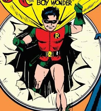 Let's examine the first Robin suit. Like I said in post 2,  @NicolaScottArt is really detailed oriented. Notice the stitching across Robin's chest in both images. Also take note of the belt and his hairstyle. Dick always sported the two locks of hair in front in his early days. /5