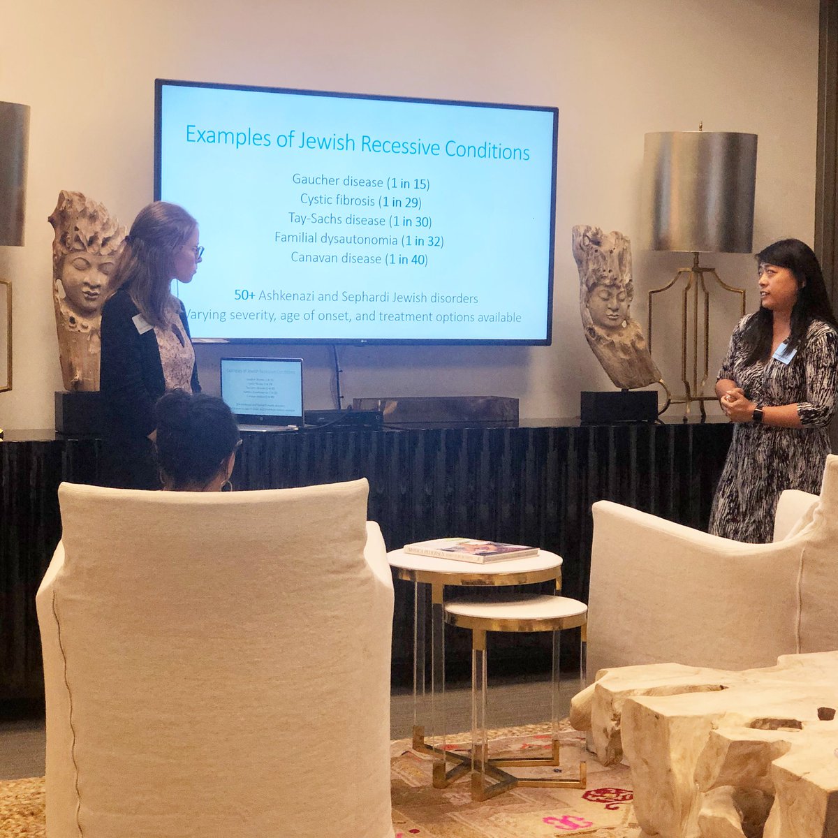ThisIsFreezing's tweet photo. Nosh & Knowledge event with @OvaEggFreezing and @jewishgenetics discussing genetics, fertility, egg freezing, cryopreservation.
.
#EggClub #eggsperience #EggologyClub #ThisIsEggFreezing #eggfreezing #fertility #journey #freezingcommunity #ovaeggfreezing #ova #NortonElaineSarnoff https://t.co/5XArkLJFwb