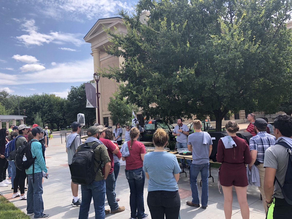 wtagronomy's tweet photo. Thanks to the Trees Campus USA team, we had a very successful Arbor Day! #leafyourmark https://t.co/0yGlXqlm0x