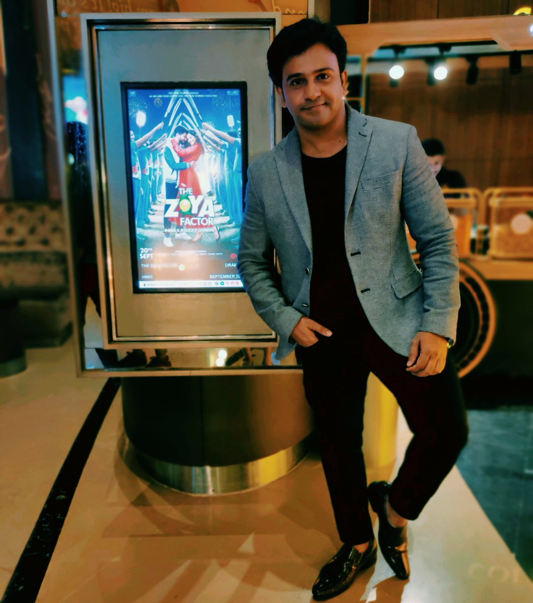 sachind1385's tweet photo. Today is The Day. This Film is very special to me..Thank u so much Director Abhishek Sharma, Casting Director Shruti Mahajan and her entire Team(Specially Simmi), Thank u Adlabs and Special Thanks to all of those who are associated with 'The Zoya Factor'
#thezoyafactor #20thSept https://t.co/dtmOwwYvGy