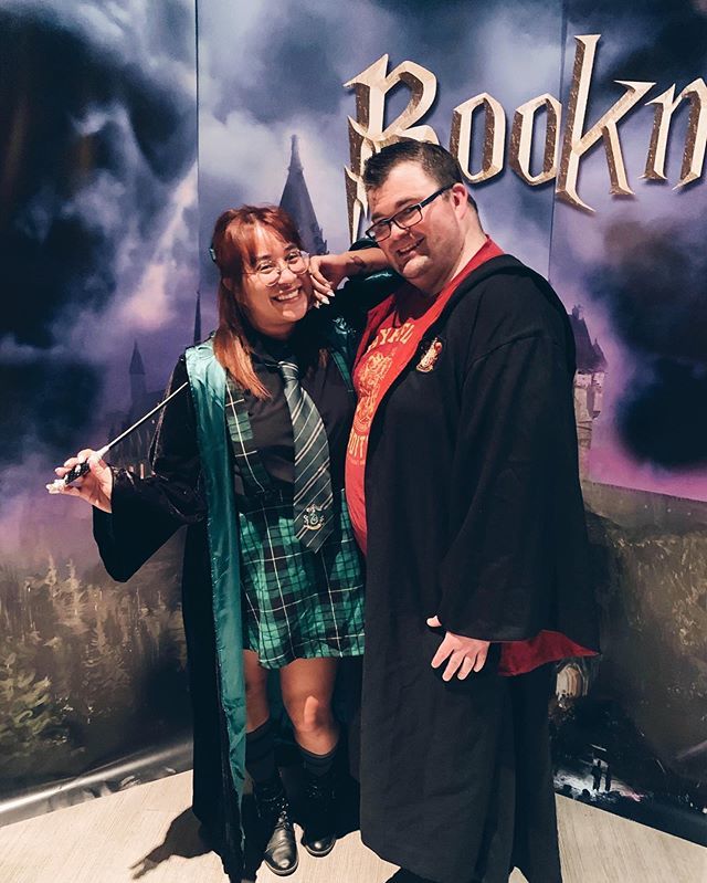 kayzerbeamz's tweet photo. Just a Slytherin and her Gryffindor. 
#harrypotter #besties #rivalhouse #slytherin #gryffindor https://t.co/cnYb9toC2I https://t.co/T11PAHyF70