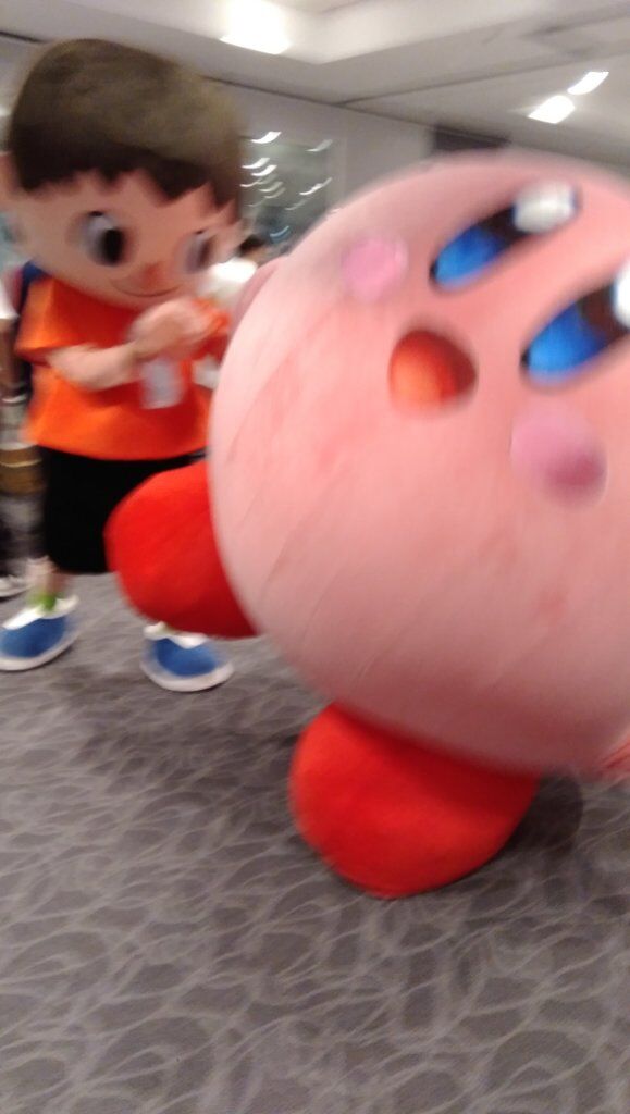This Is What Happens When Villager Meets Kirby In Real