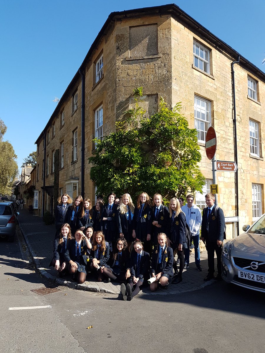 CCS_History's tweet photo. Chipping Campden 1903 and now. Y9 outside of the old Wixley's grocer. #InspireEmpowerExcel https://t.co/X7yffsPh3d