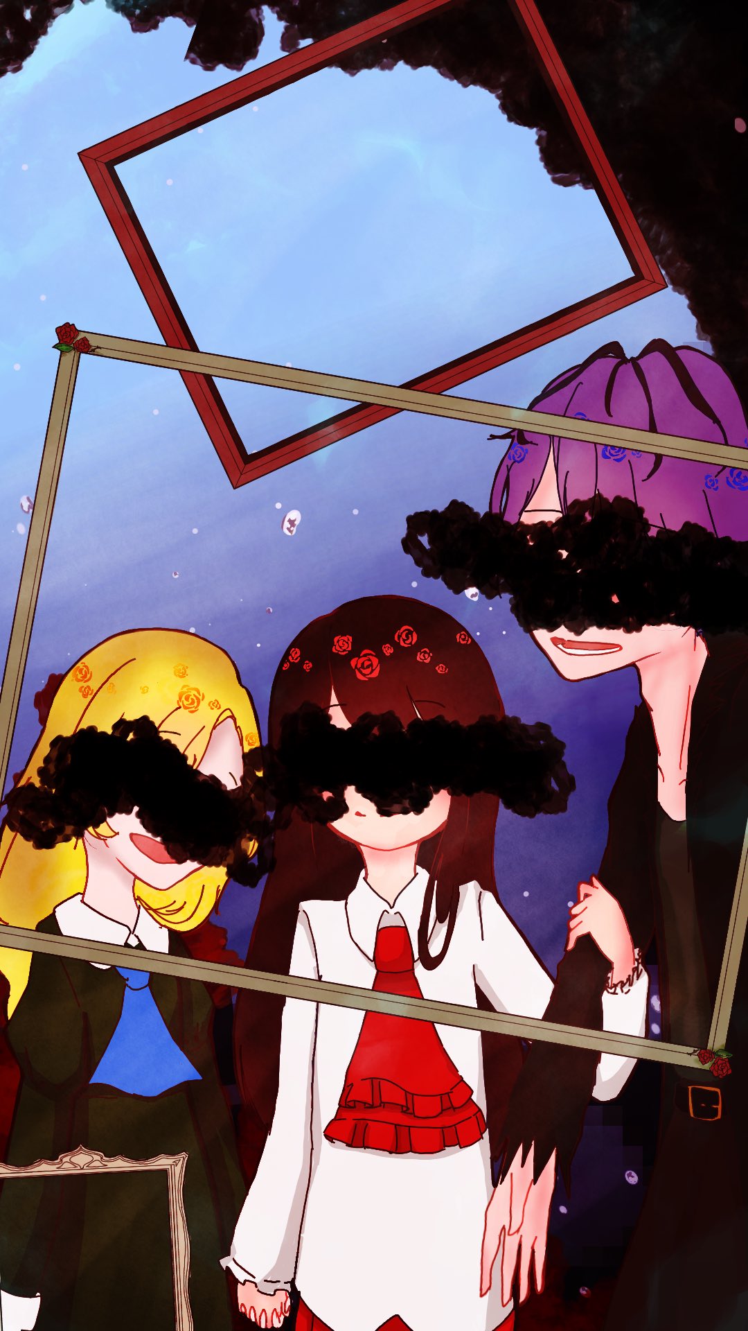 Saria 絵描きさんと繋がりたい Ib フリーゲーム 壁紙 Ibというフリゲのイラストをiphoneの壁紙サイズで描きました これ描くのめちゃくちゃ楽しかった T Co Tltofm67cc Twitter