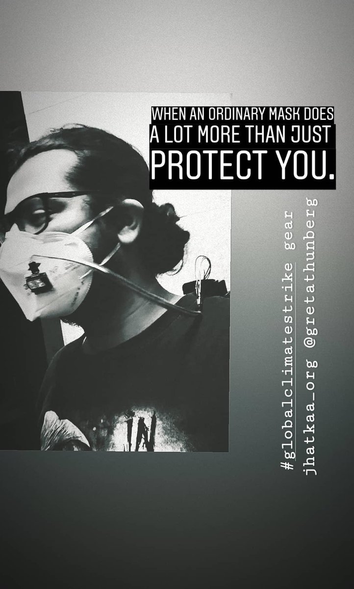 THEWorkshop_Blr's tweet photo. We made some #diywearables combining the simple pollution mask and an AQM so the effects are actually visible and measurable. Big ups to @Jhatkaadotorg #GlobalClimateStrikeIndia  #thinkhappyeveryday https://t.co/ZLvWWVUyd1